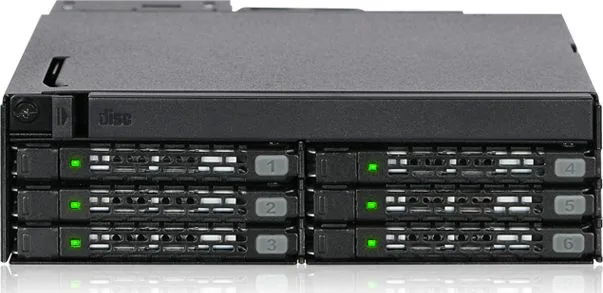 Kieszeń Icy Dock 6x 2.5" SAS/SATA + Ultra Slim ODD ToughArmor (MB606SPO-B)
