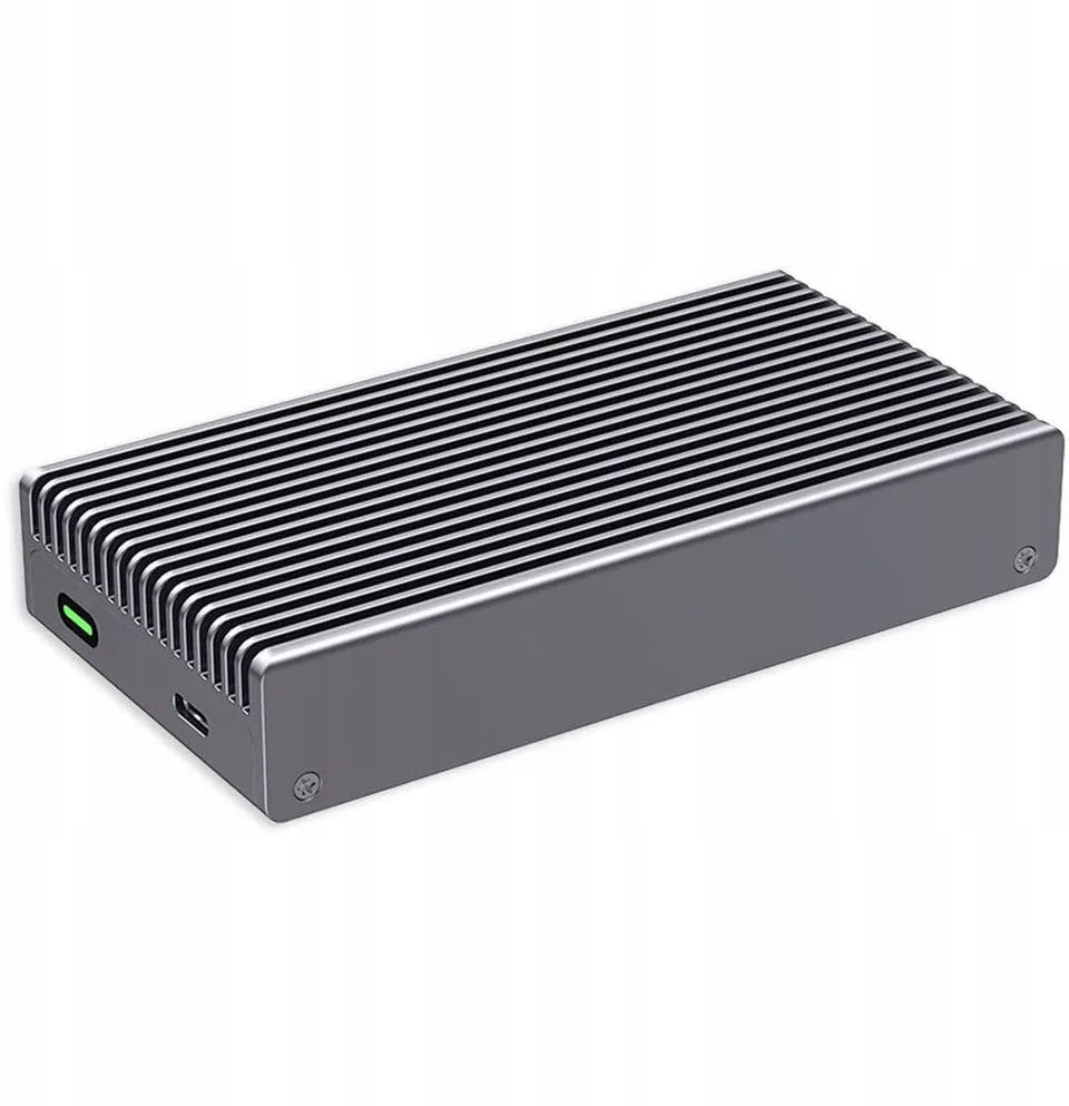 0 TB DataFlash USB4 SSD, enclosure for NVMe PCIe SSD USB4 (40 Gbit/s), compatible with Thunderbolt 3&4 and USB4 & USB-C ports, U