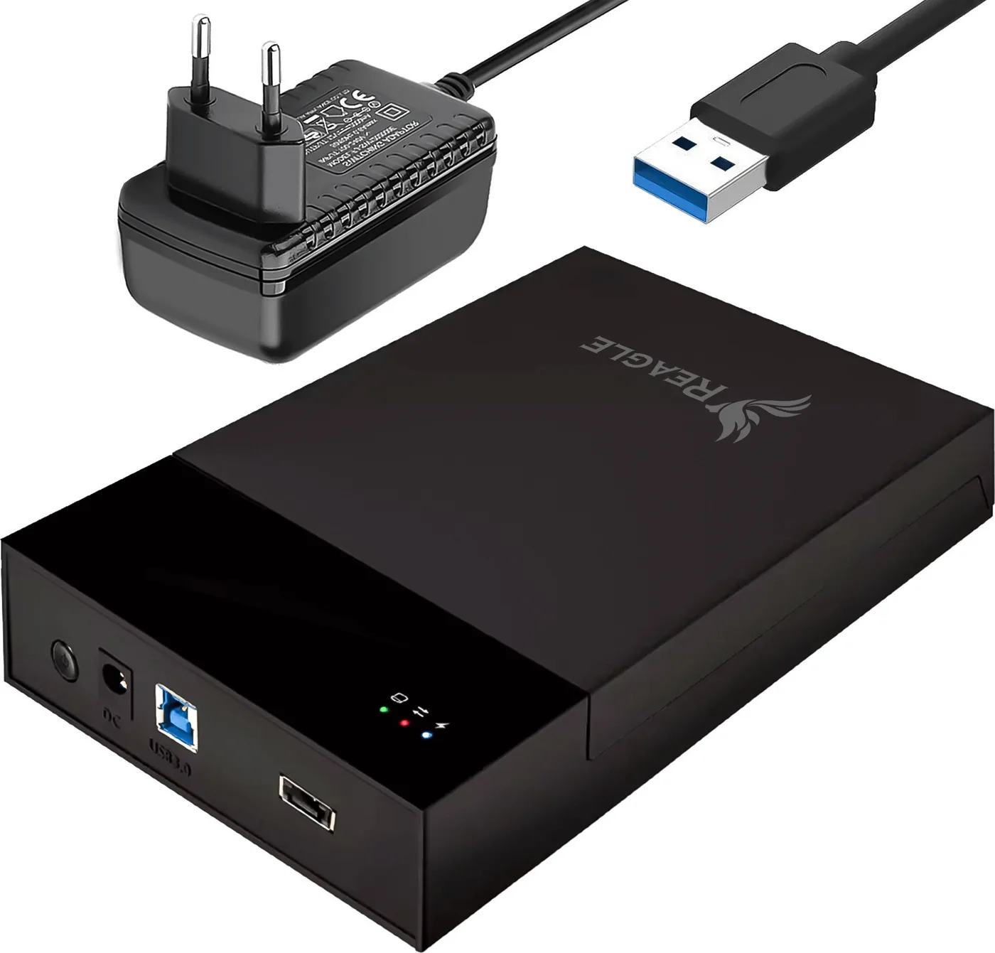 Kieszeń Reagle REAGLE CASE OBUDOWA HUB KIESZEŃ NA DYSK HDD SSD 3,5" SATA III USB 3.1 10TB