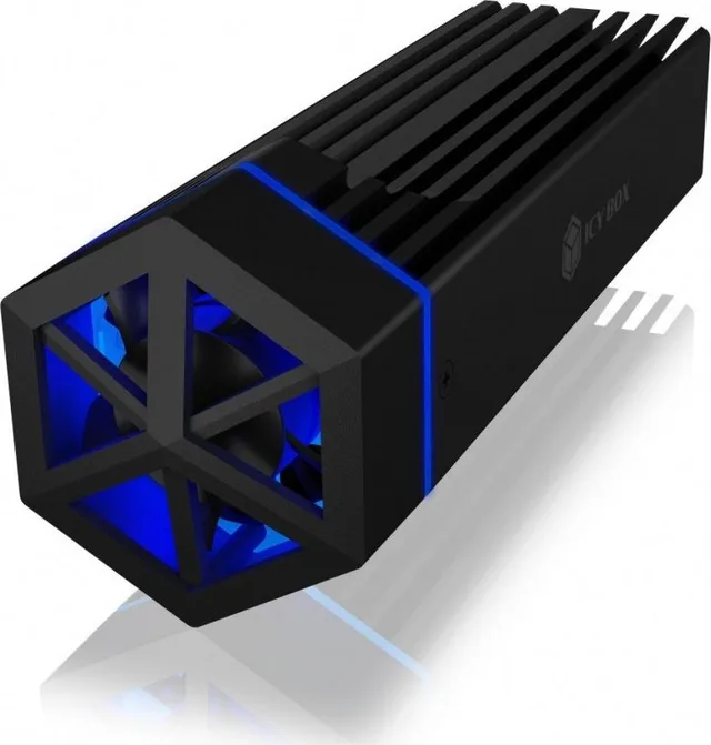 Kieszeń Icy Box USB-C 3.2 Gen 2 - M.2 NVMe SSD RGB (IB-1823MF-C31)