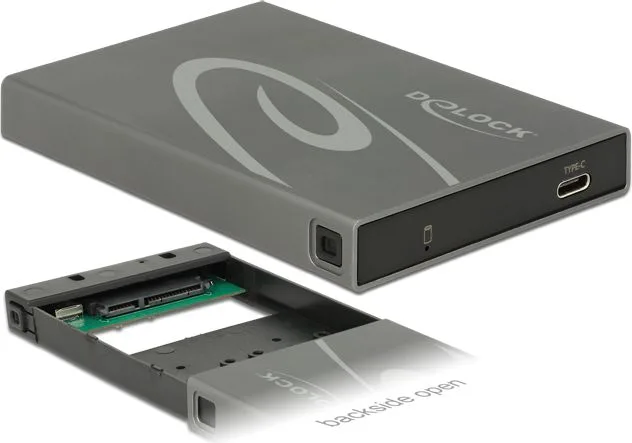 Kieszeń Delock SATA HDD / SSD 2.5″ USB-C 3.1 Gen 2 (42587)