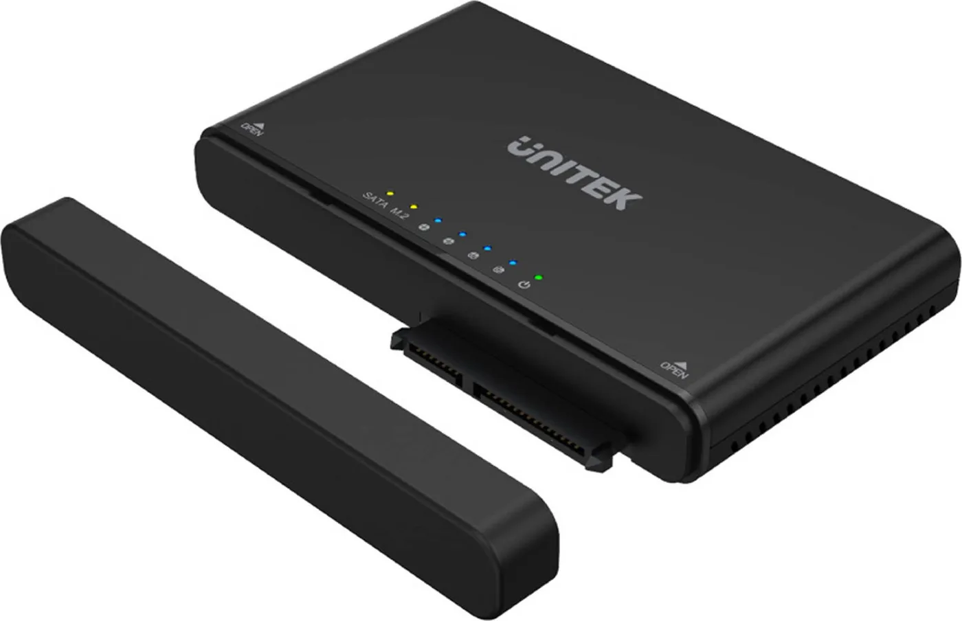 Kieszeń Unitek M.2 NVMe, 2.5"/3.5" SATA - USB-C 3.2 Gen 2 (S1222A)