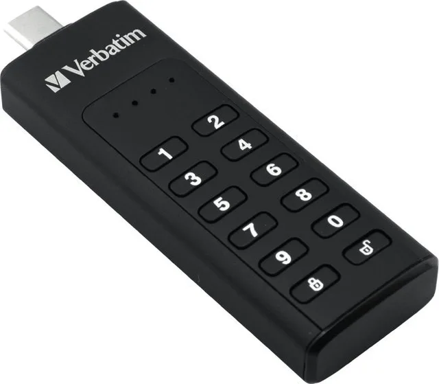 Pendrive Verbatim VERBATIM USB C 3.1 Drive 32 GB - Keypad Secure (R:160/W:130 MB/s) GDPR