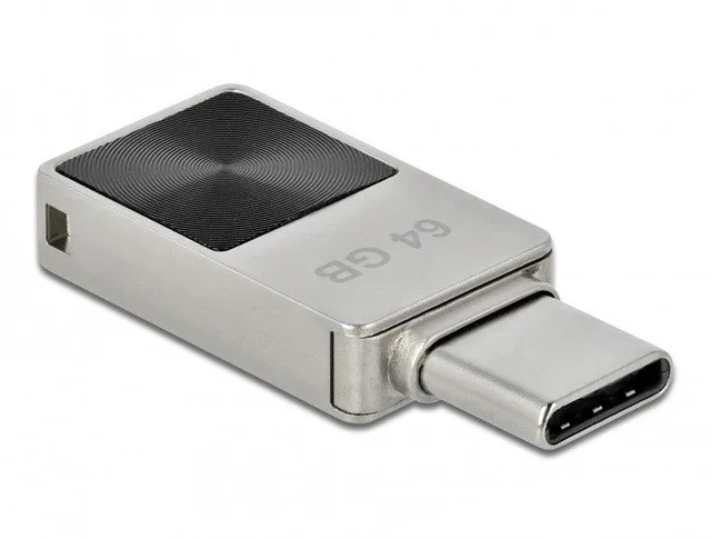 STICK DELOCK Mini USB 5Gbps USB-C Speicherstick 64GB Metallgehäuse