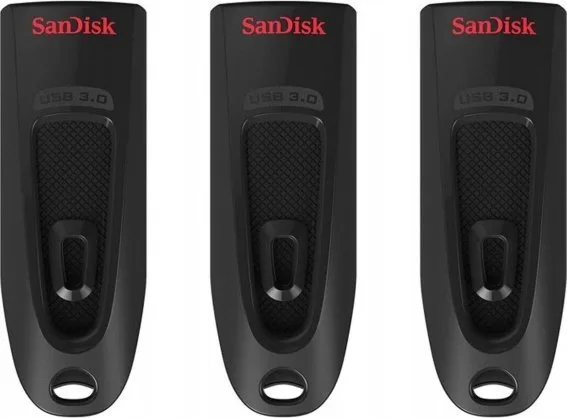 Pendrive SanDisk SanDisk Ultra pamięć USB 64 GB USB Typu-A 3.0 Czarny