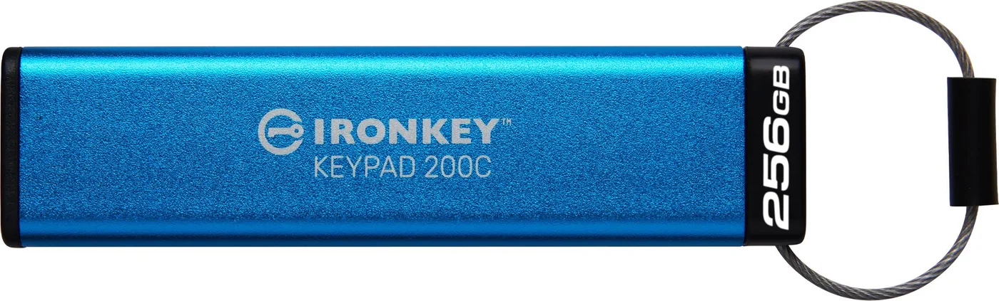 Pendrive Kingston Kingston IronKey Keypad 200 256GB USB-C AES Encrypted