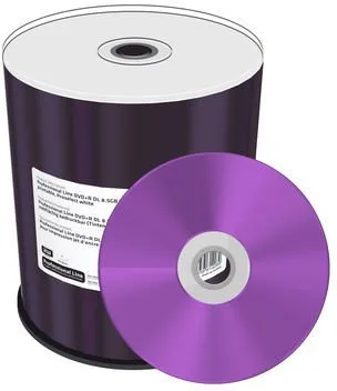 MediaRange MRPL607-C płyta DVD 8,5 GB DVD+R DL 100 szt.