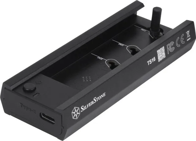 Stacja dokująca SilverStone M.2 PCIe NVMe/M.2 SATA - USB-C 3.2 Gen 2 TS16 (SST-TS16)