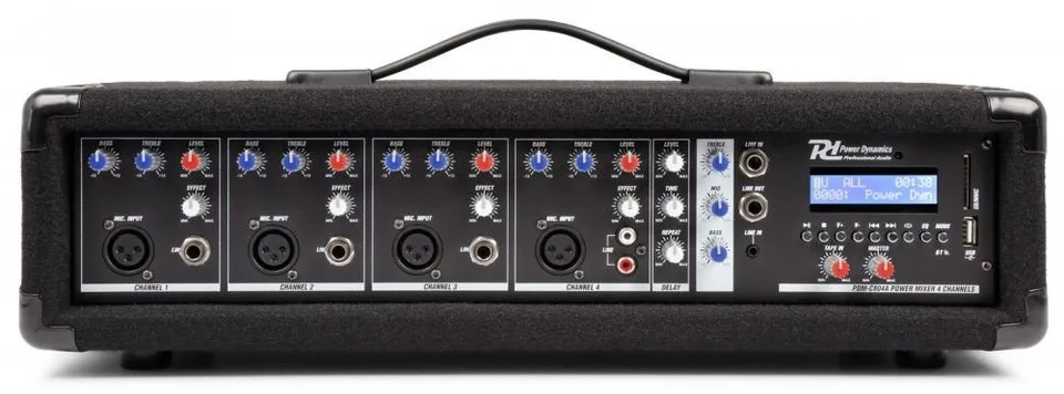 Powermikser 4-kanałowy PDM-C405A Power Dynamics one size