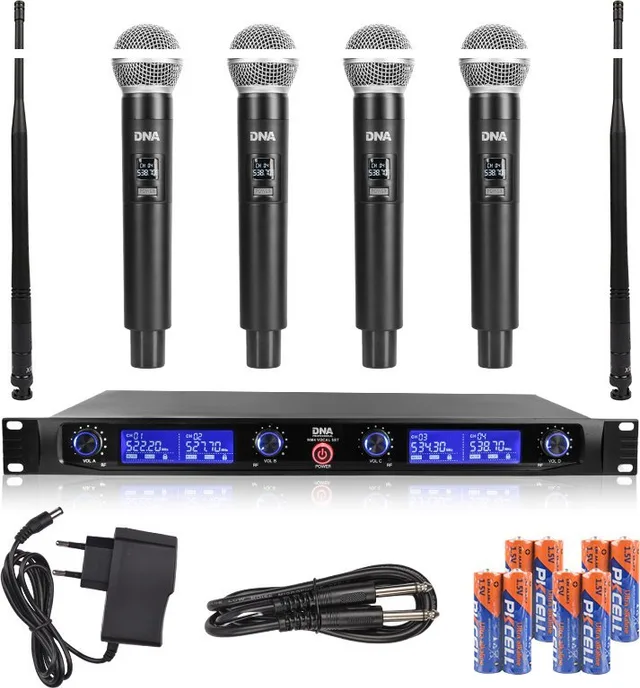 DNA DNA WM4 VOCAL SET bezprzewodowy mikrofonowy system nagłośnienia