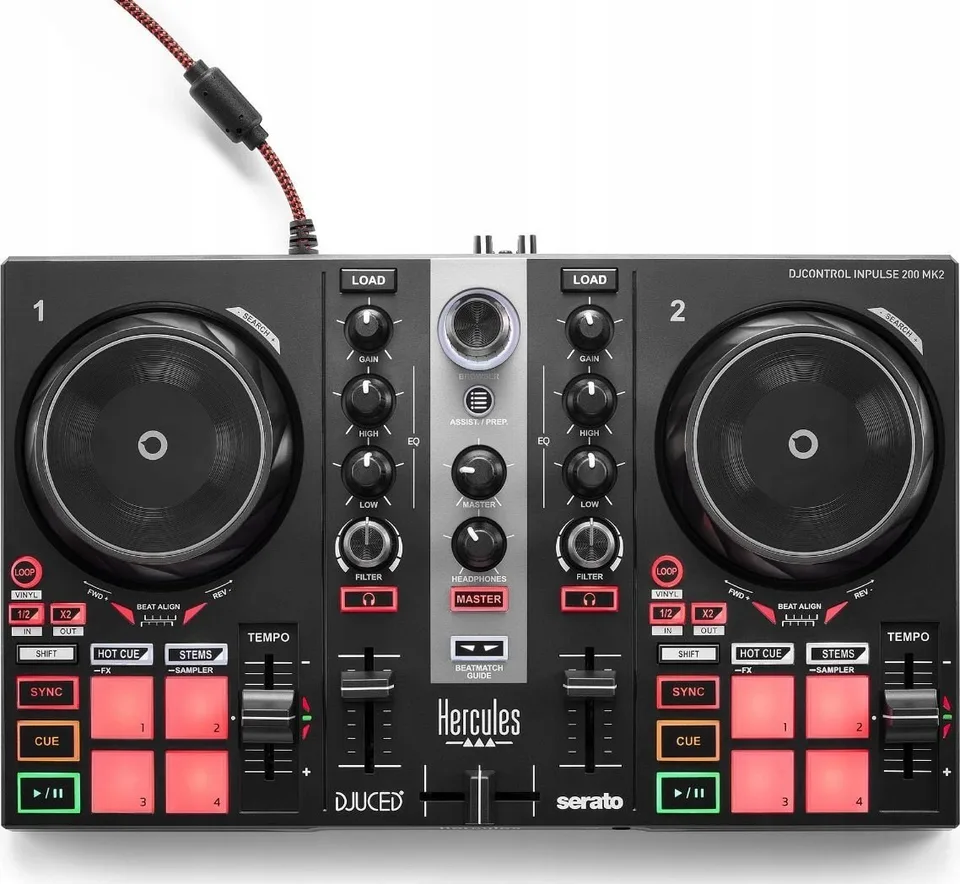 Hercules DJControl Inpulse 200 MK2 - Kontroler DJ