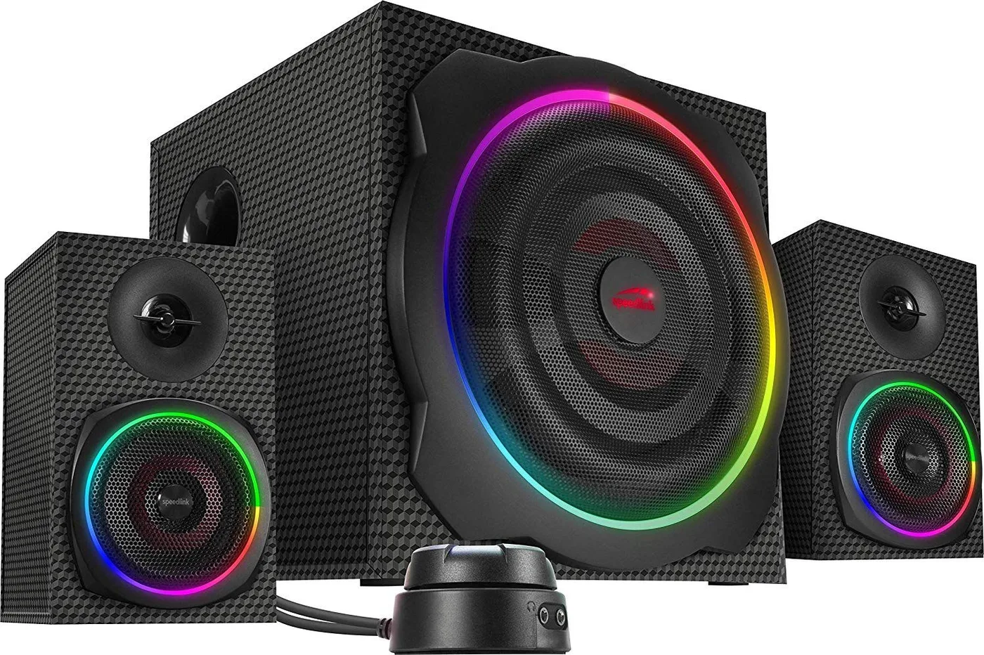 Głośniki komputerowe Speedlink Gravity Carbon RGB (SL-830100-BK)