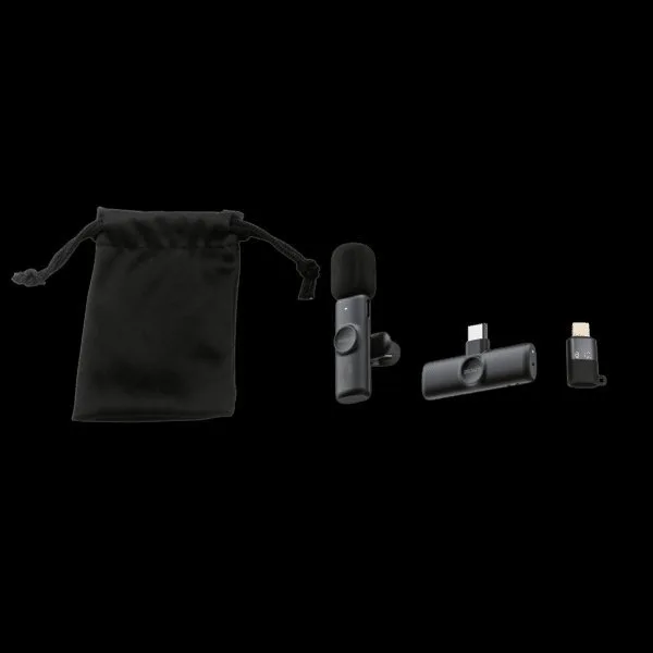 Mikrofon Deltaco Belaidis vlogging mikrofonas DELTACO USB-C/Lightning, 1-pack / VLOG-100