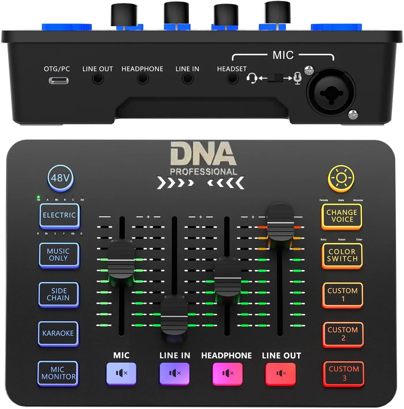 DNA SC ONE analogowy mikser audio 2 kanały USB-C