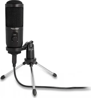 Mikrofon Delock kondensatorowy USB ze statywem (66832)