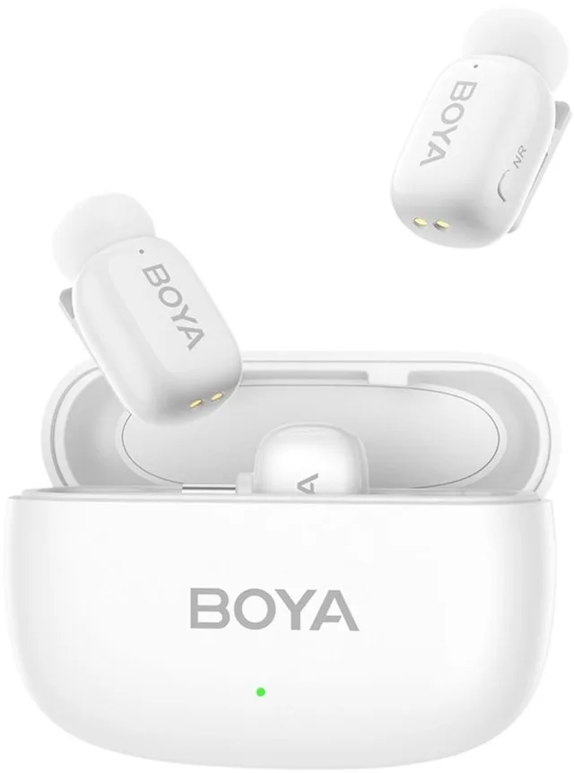 Boya Mini-13 Ultracompact 2.4GHz Wireless Microphone System with USB-C plug(White)