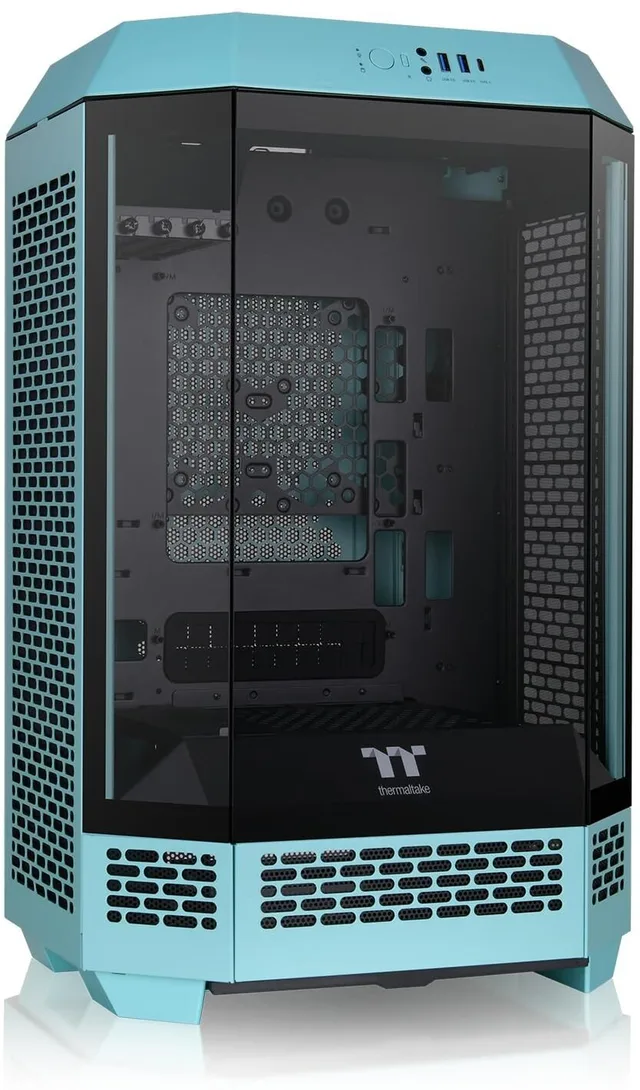 Komputer Thermaltake Thermaltake The Tower 300, tower case (turquoise, tempered glass)