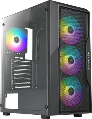 AZZA Fighter 290 Miditower black 4xARGB Lüfter