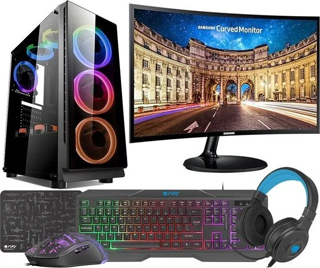 Komputer Vist Zestaw R7 5700X RTX 3060 16GB SSD 1TB W11 LCD 24"