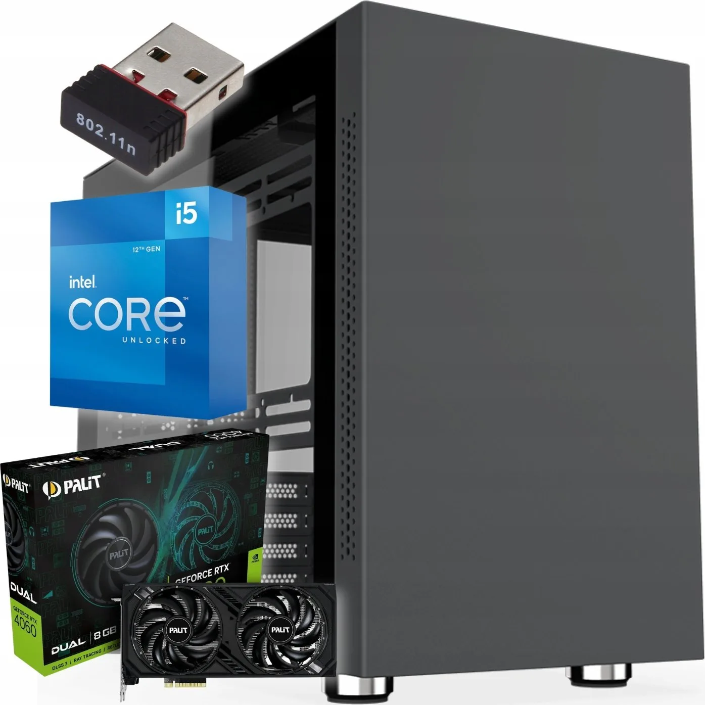 Komputer Pix Lumen V1 Intel Core i5 GeForce RTX 4060 16GB DDR4 512GB SSD Windows 11