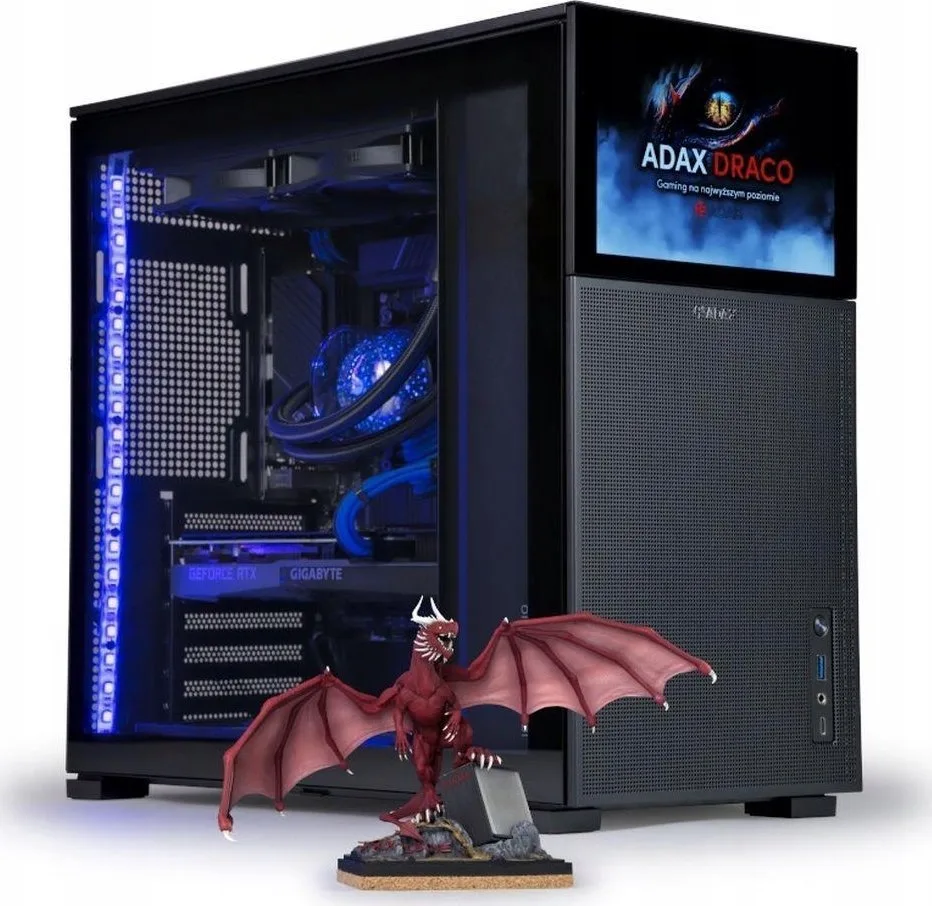 Komputer Adax Komputer ADAX DARK VISION LE R5-7600X/B650/DDR5-32GB/1TB/RTX4070-12GB/WiFi/BT/3Y