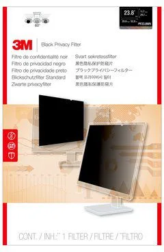 Filtr 3M Prywatyzujący do ekranów 23.8", Czarny (98044059321)