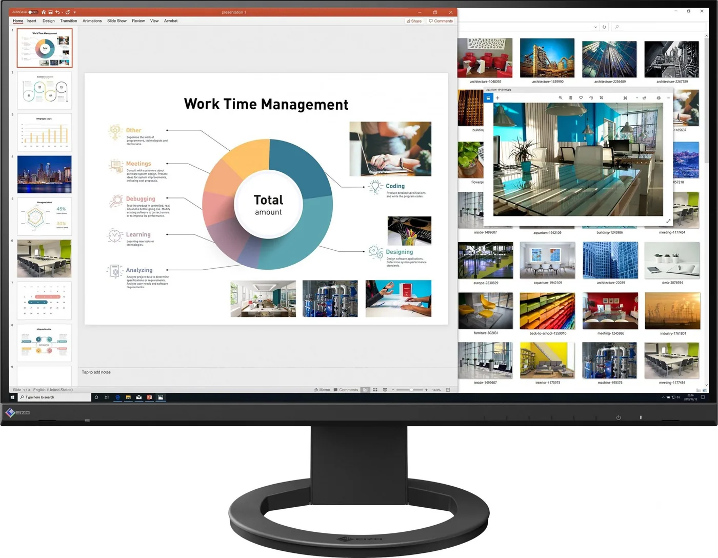 Monitor Eizo FlexScan EV2760-WT