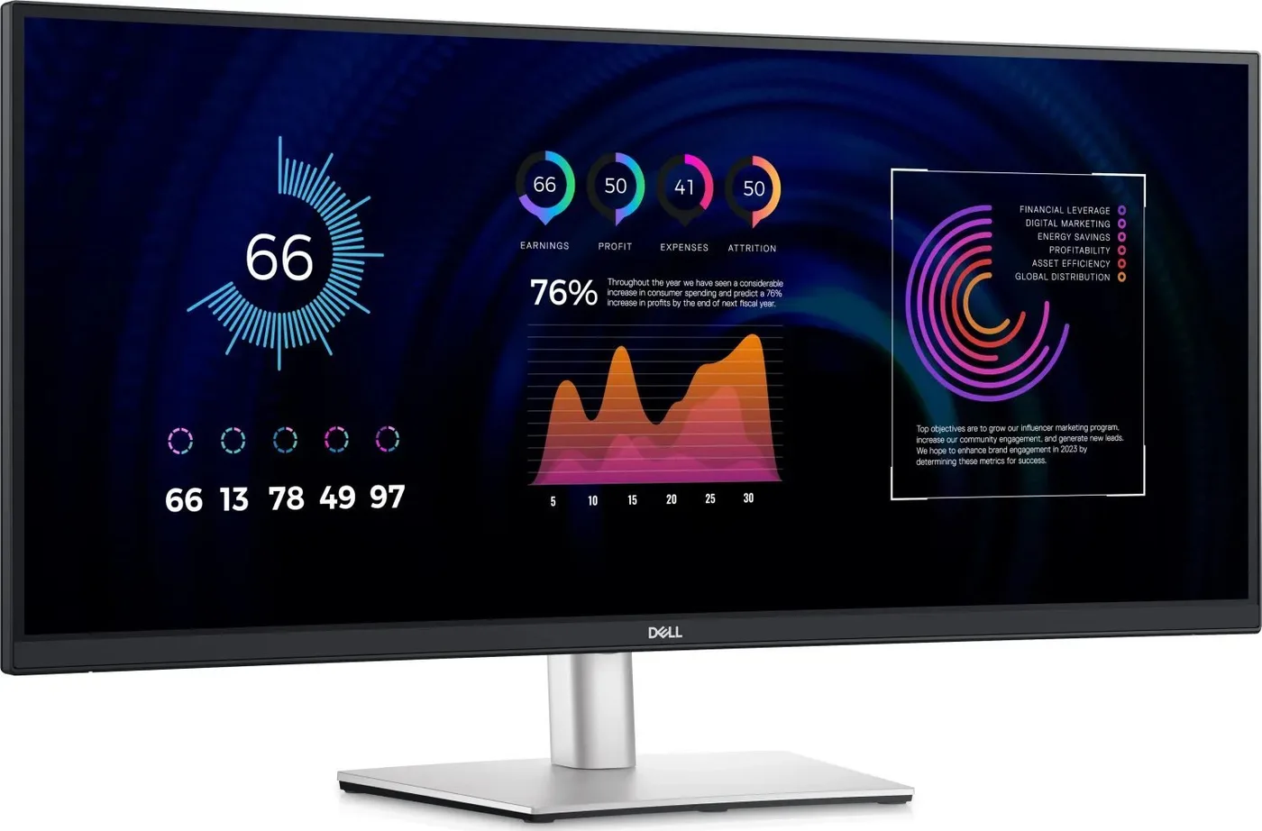 Monitor Dell P3424WE (210-BGTY)