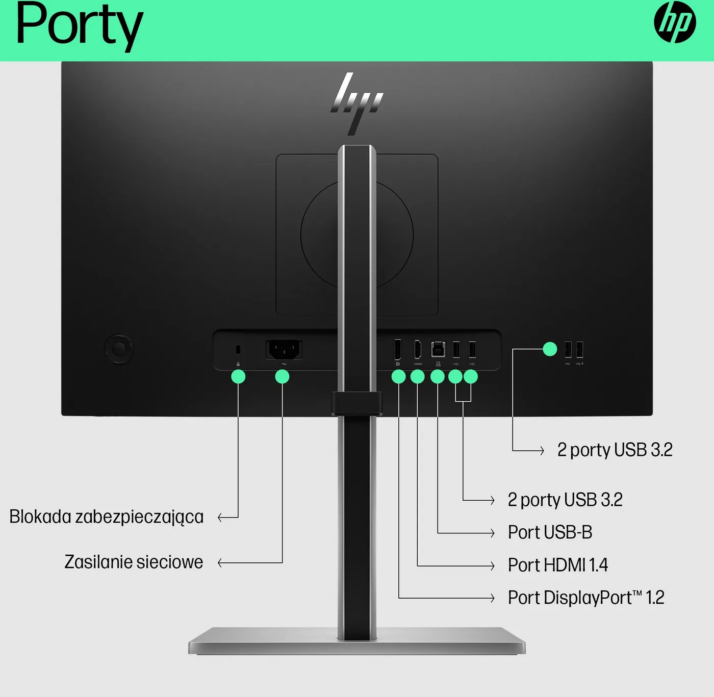Monitor HP E22 G5 21,5"