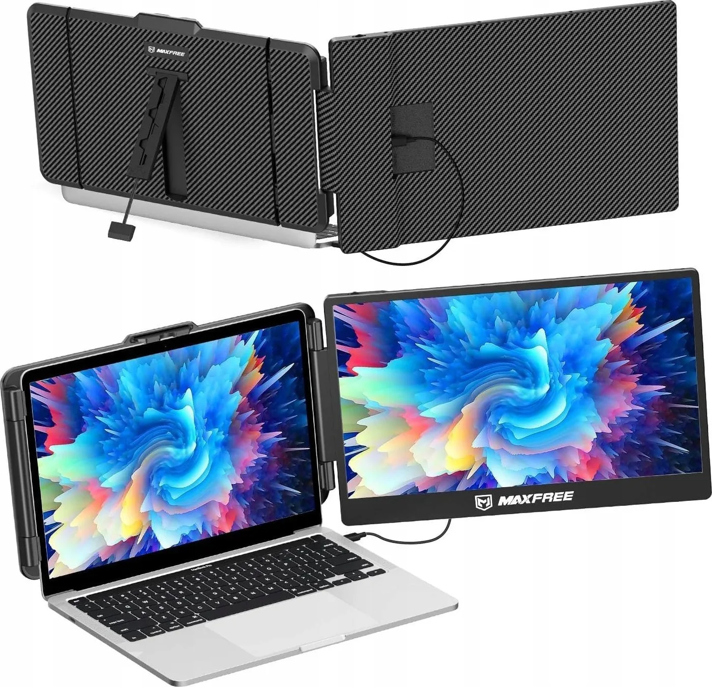 Maxfree S1 Przenośny monitor 14" przedłużacz ekranu laptopa IPS 13-16" nowy