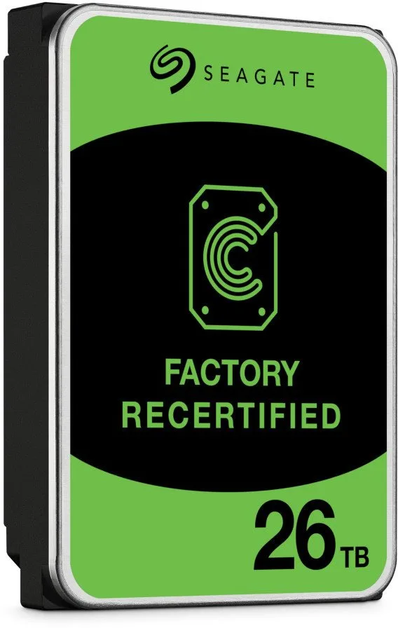 Seagate Exos 26 TB Refurbished, Hard Drive (SATA 6 Gb/s, 3.5")