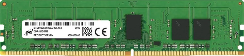 Pamięć serwerowa Micron DDR4, 8 GB, 3200 MHz, CL22 (MTA9ASF1G72PZ-3G2R)