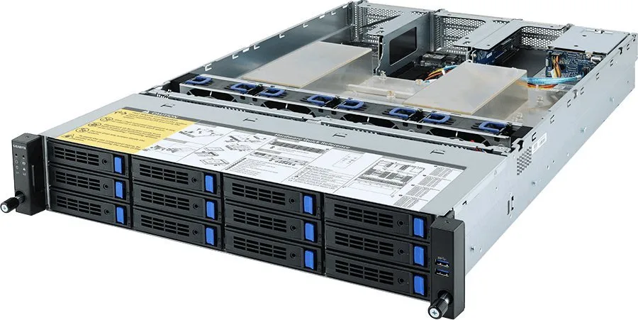 Serwer Gigabyte R282-Z90 Socket SP3 Rack (2U) Czarny