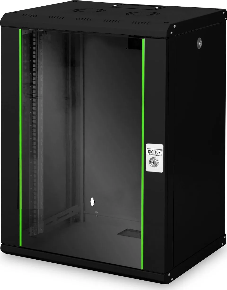 Szafa Digitus Digitus wall housing Unique 600x450 16U, IT cabinet (black)