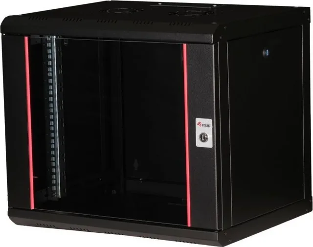 Szafa Equip Equip Serverschrank 19" 09U 600x450mm Glastür schwarz