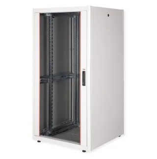 ROLINE Netzwerkschrank Basic 48,26cm 19Zoll 32 HE 800x800 BxT Glast�r grau