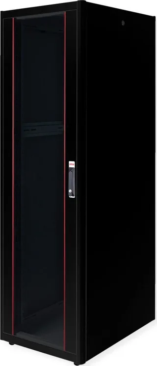 Szafa Roline ROLINE Netzwerkschrank Basic 48,26cm 19Zoll 42 HE 600x800 BxT Glast�r schwarz