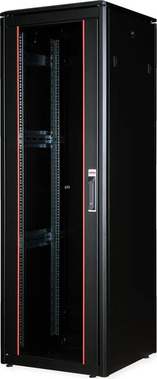 ROLINE Netzwerkschrank Pro 48,26cm 19Zoll 36 HE 600x600 BxT Glast�r schwarz