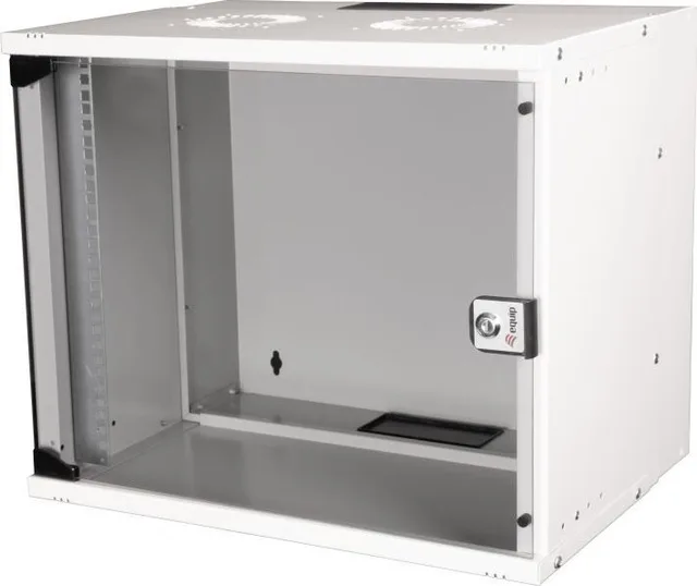 Szafa Equip Equip Wandgehäuse 19"  09U 540x400mm Glastür  grau