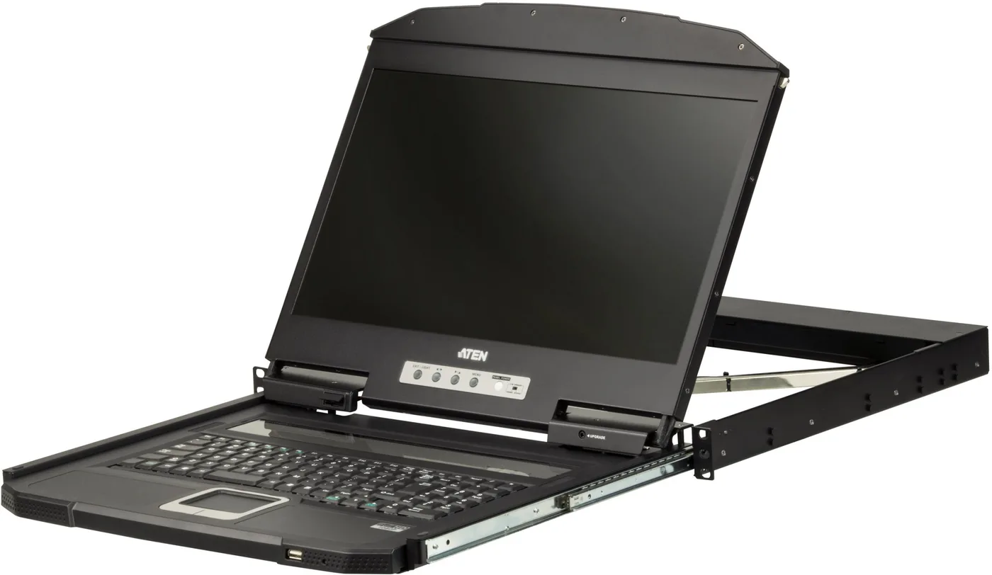 ATEN CL3700NW, 1920 x 1080 pixels, Full HD, Rack mounting, 1U, Black