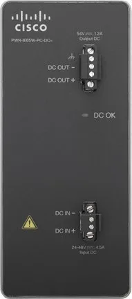 Zasilacz serwerowy Cisco Cisco PWR-IE65W-PC-DC adapter zasilający/ inwentor Wewnętrzna 65 W Czarny