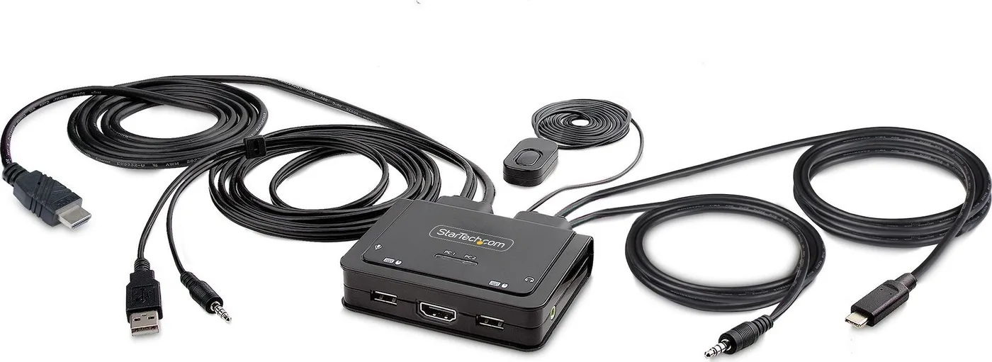 Konsola KVM StarTech KVM StarTech 2-Port USB-C HDMI Switch 4K