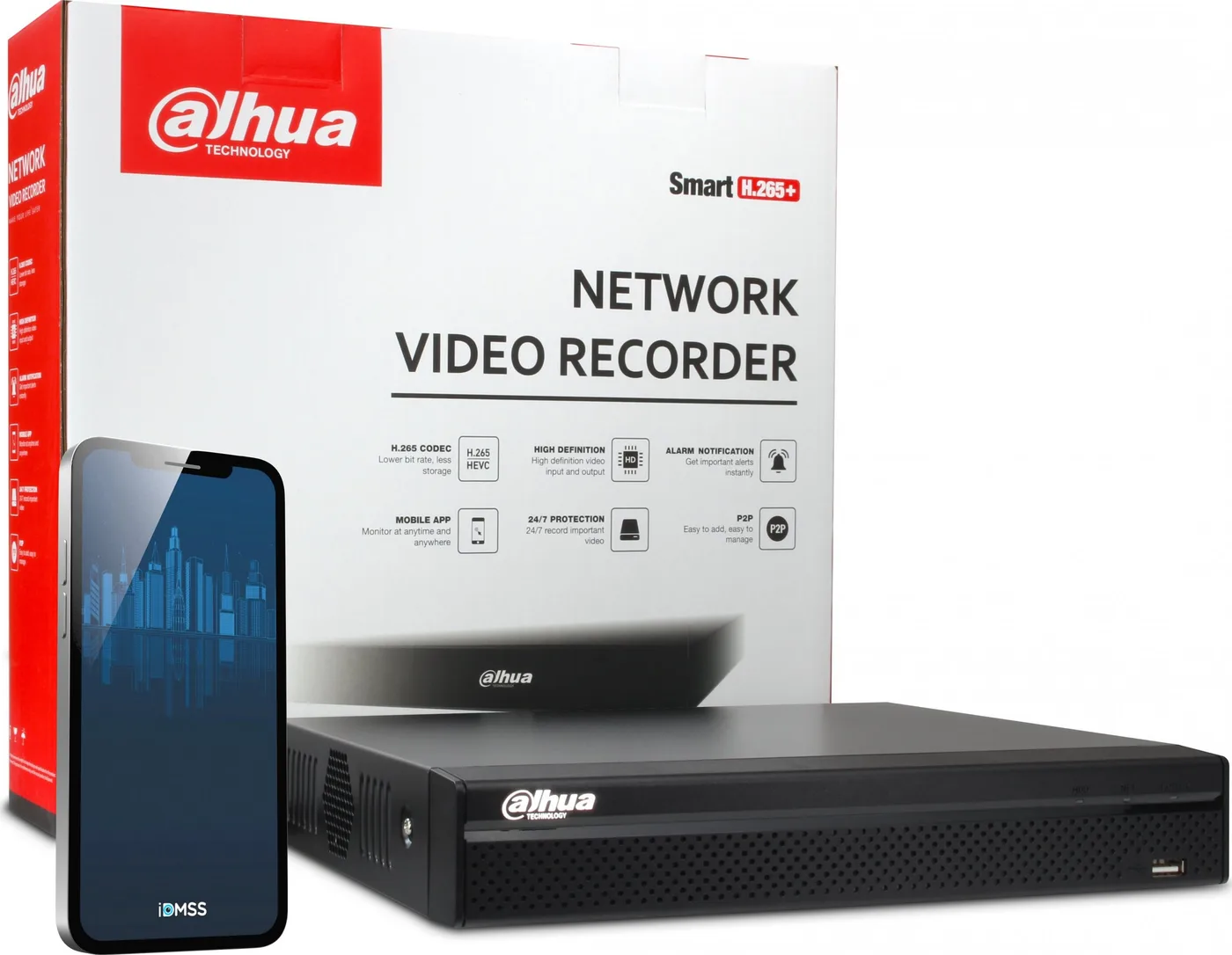 Rejestrator Dahua Technology Rejestrator IP NVR2108HS-8P-S3 8 kanałów PoE DAHUA