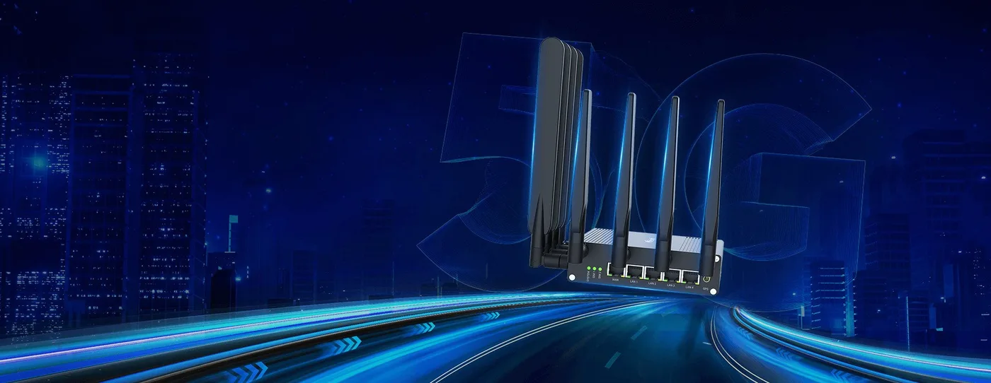 Router MILESIGHT IoT Milesight Industrial Cellular Router 4G Wi-Fi GPS