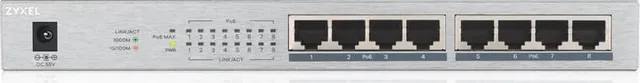 Switch ZyXEL GS1008HP-EU0101F