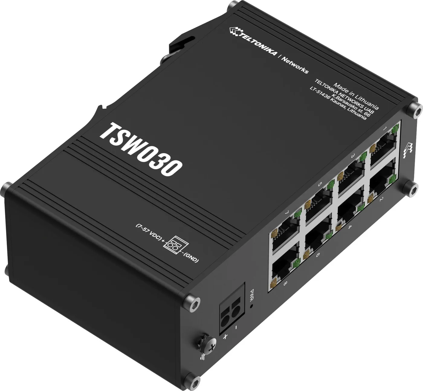 Switch Teltonika Switch TSW030 8xRJ45 porty 10/100Mbps DIN