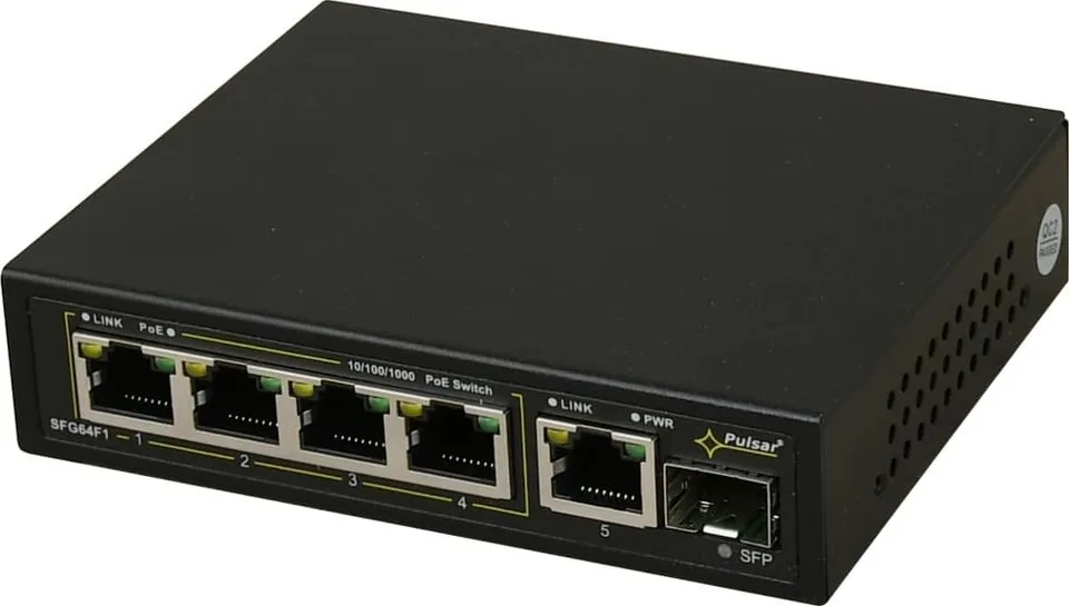 Switch Pulsar Switch 6-portowy PULSAR SFG64F1 do 4 kamer IP