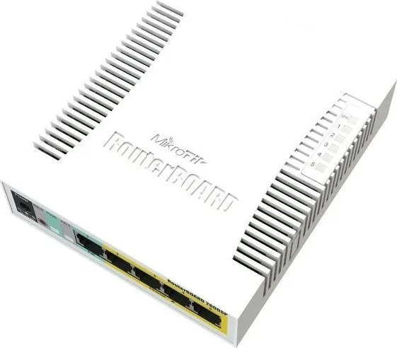 Switch MikroTik RouterBoard RB260GSP (CSS106-1G-4P-1S)