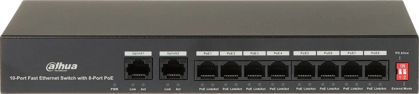 Switch Dahua Technology PFS3010-8ET-65