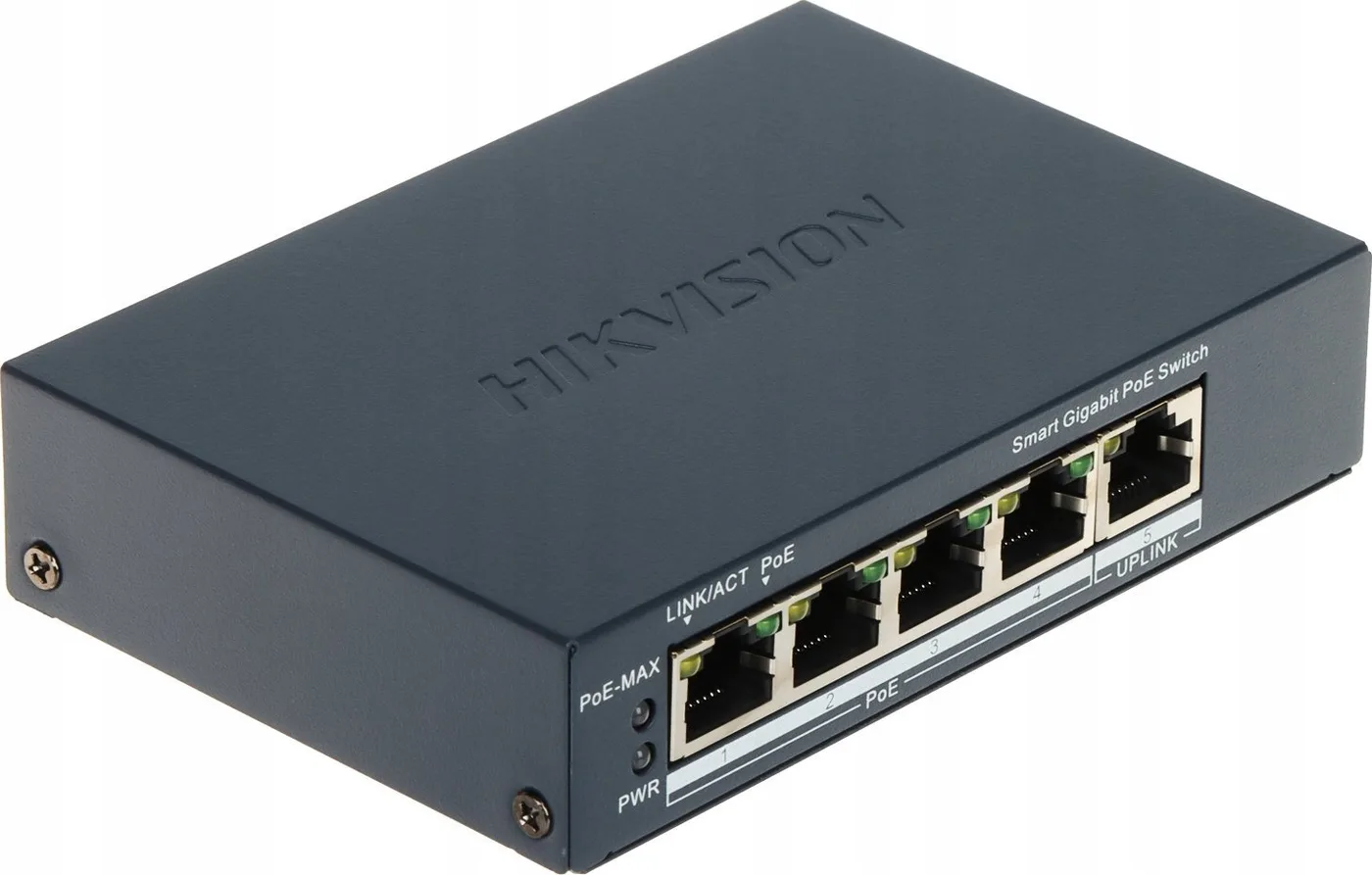 SWITCH POE DS-3E1505P-EI 4-PORTOWY Hikvision